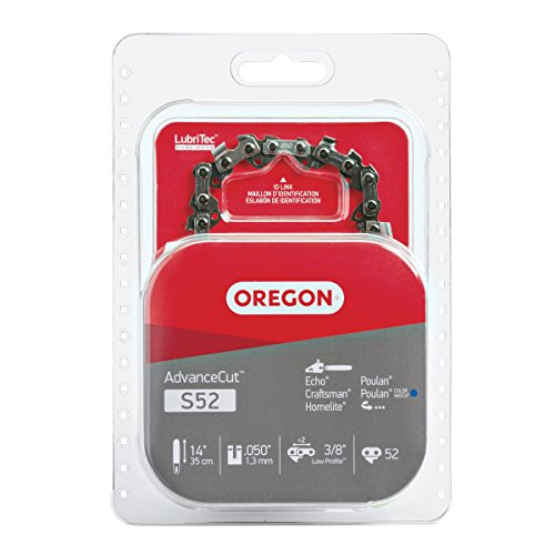 Product Cover Oregon S52 AdvanceCut 14-Inch Chainsaw Chain Fits Craftsman, Echo, Homelite, Poulan