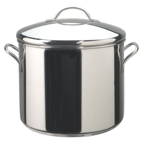 Product Cover Farberware 50008 Classic Stainless Steel Stock Pot/Stockpot with Lid - 12 Quart, Silver