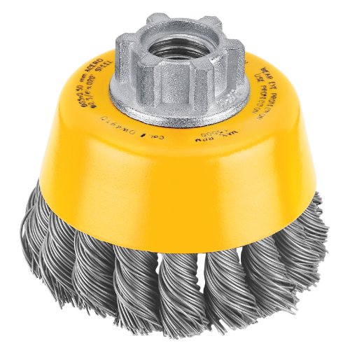 Product Cover DEWALT Wire Cup Brush, Knotted, 3-Inch (DW4910)