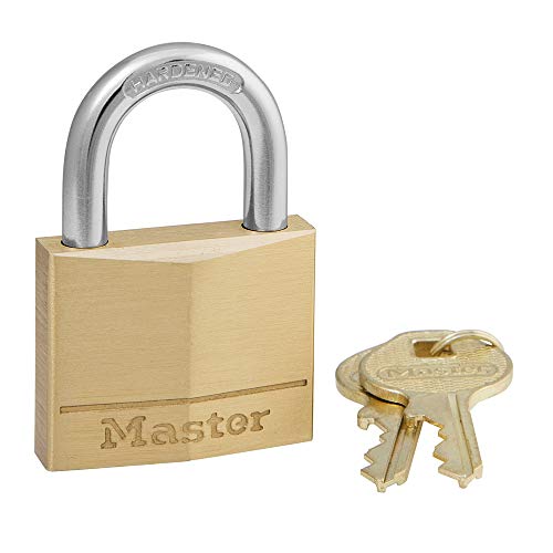 Product Cover Master Lock 140D Padlock, 1 Pack, Brass