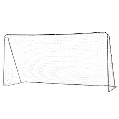 Product Cover Franklin Sports Competition Steel Soccer Goal, 12 X 6 Foot, Silver