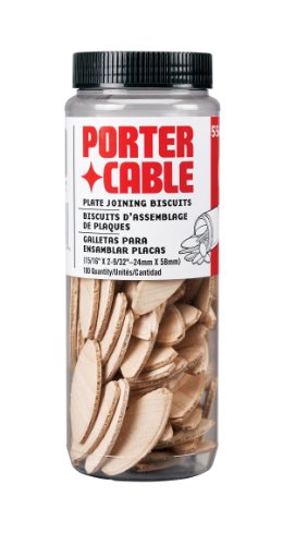 Product Cover PORTER-CABLE 5562 No. 20 Plate Joiner Biscuits - 100 Per Tube