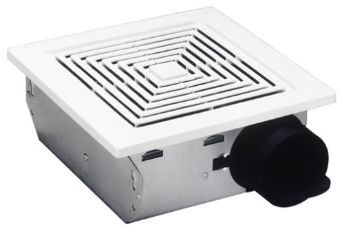 Product Cover Broan-NuTone 688 Ceiling and Wall Ventilation Fan, 50 CFM 4.0 Sones, White Plastic Grille