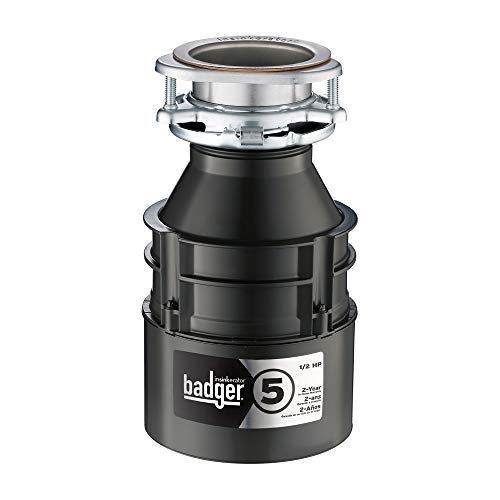 Product Cover InSinkErator Garbage Disposal, Badger 5, 1/2 HP Continuous Feed