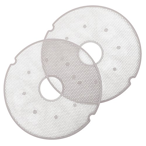 Product Cover Nesco LM-2 Clean-A-Screen for Dehydrators FD-28JX, FD-37, FD-39, FD-60, FD-61, FD-61WHC, FD-75PR, and FD-75A, Set of 2, One Size, White