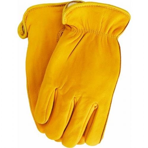 Product Cover Men's Deerskin Winter Work Gloves,100-gram Thinsulate Insulation, Fleece-Lined, Large (Wells Lamont 963L)