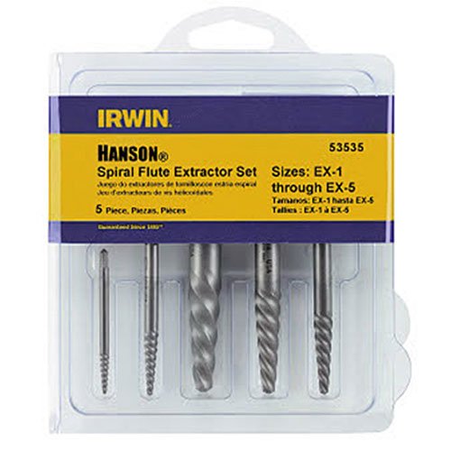 Product Cover Irwin Industrial Tools 53535 Spiral Screw Extractor Set, 5Piece