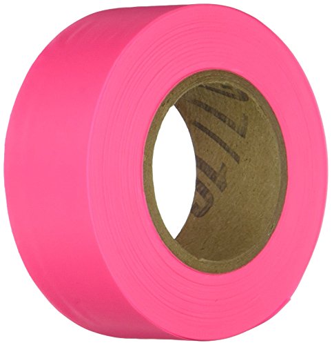 Product Cover IRWIN Tools STRAIT-LINE Flagging Tape, 150-foot, Glo-Pink (65603)