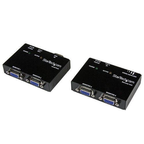 Product Cover StarTech.com VGA Video Extender over Cat5 (ST121 Series) - Up to 500ft (150m) - VGA over Cat 5 Extender - 2 Local and 2 Remote (ST121UTP)