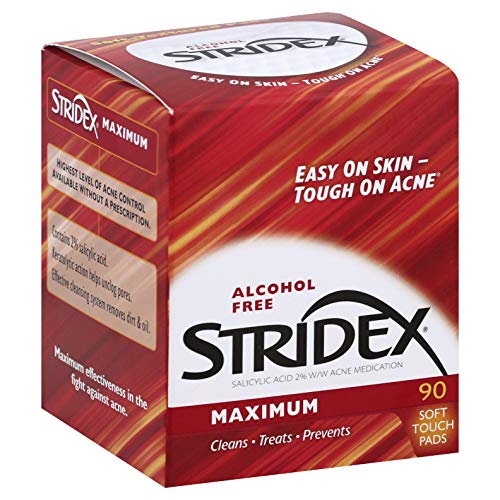 Product Cover Stri-Dex Medicated Pads, Maximum Strength, 90-Count Containers, (Pack of 3)