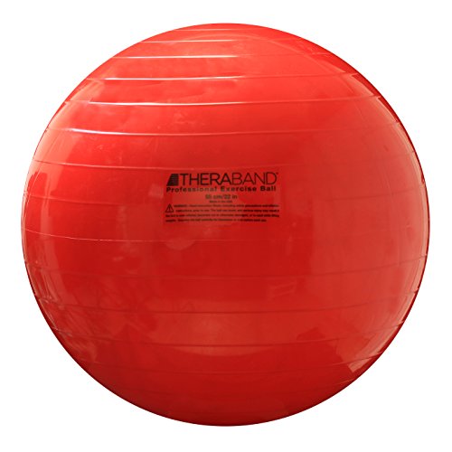 Product Cover TheraBand Exercise Ball, Stability Ball with 55 cm Diameter for Athletes 5'1