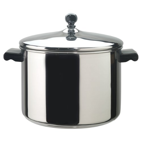 Product Cover Farberware 50006 Classic Stainless Steel Stock Pot/Stockpot with Lid - 8 Quart, Silver