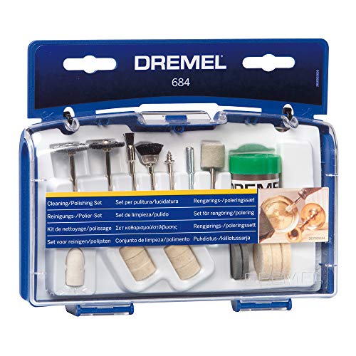 Product Cover Dremel 684-01 20-Piece Clean & Polish Rotary Tool Accessory Kit With Case