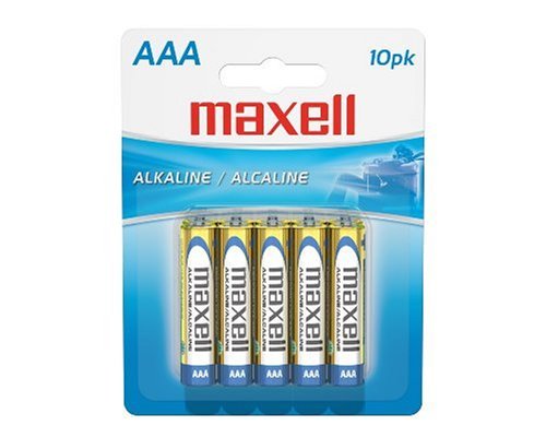 Product Cover Maxell 723810 Alkaline Battery AAA Cell 10-Pack