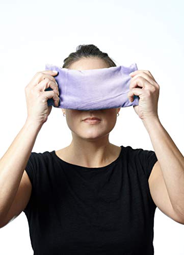 Product Cover DreamTime Inner Peace Eye Pillow, Lavender Velvet, Soothing Aromatherapy Stress and Headache Relief for Wellness and Relaxation, Pack of 1