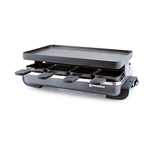 Product Cover Swissmar Classic 8 Person Anthracite Raclette with Cast Aluminum Grill Plate