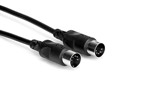 Product Cover Hosa MID-301BK 5-Pin DIN to 5-Pin DIN MIDI Cable, 1 Foot