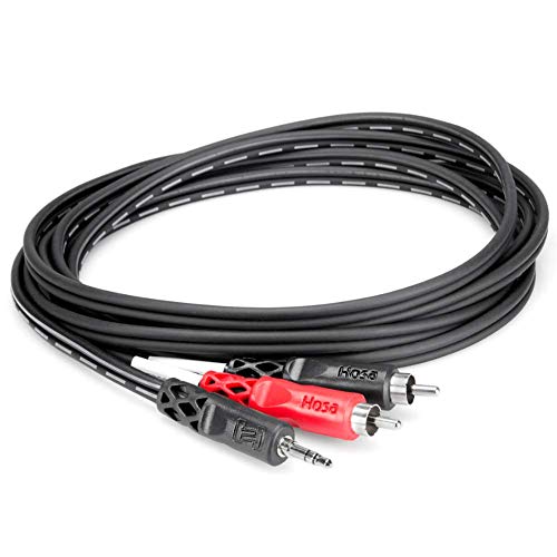 Product Cover Hosa CMR-210 3.5 mm TRS to Dual RCA Stereo Breakout Cable, 10 Feet