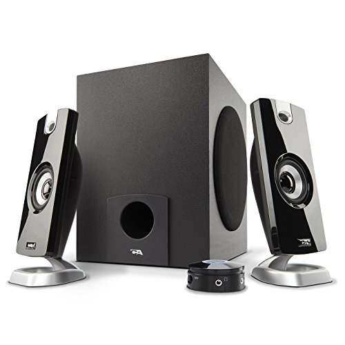 Product Cover Cyber Acoustics 2.1 Subwoofer Speaker System with 18W of Power - Great for Music, Movies, Gaming, and Multimedia Computer Laptops (CA-3090)