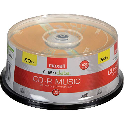 Product Cover Maxell 625335 High-Sensitivity Recording Layer Recordable CD (Audio Only) 700mb/80 min