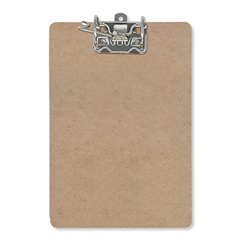 Product Cover Officemate Recycled Wood Archboard Clipboard, Letter Size, 9 x 15.5 Inches, Lever Arch Clip (83120)
