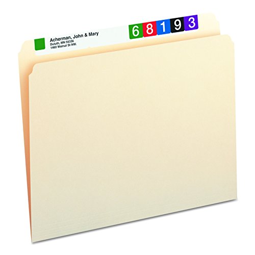 Product Cover Smead File Folder, Straight-Cut Tab, Letter Size, Manila, 100 Per Box (10300)