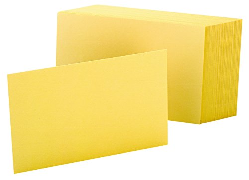 Product Cover Oxford Blank Color Index Cards, 4