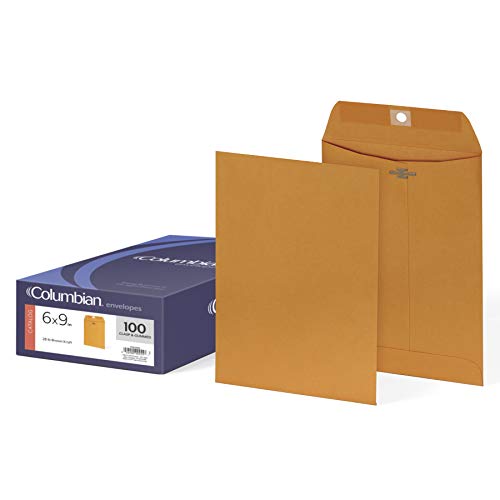 Product Cover Columbian Clasp Envelopes, 6 x 9 Inches, Brown Kraft, 100 Per Box (CO955)