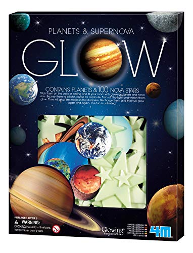 Product Cover 4M Glow In The Dark Planets & Supernova - Astronomy Space Stem Toys Gift Room Décor For Kids & Teens, Boys & Girls