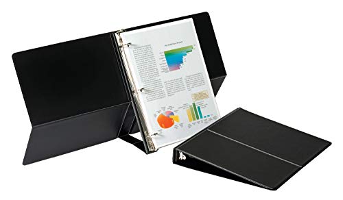 Product Cover Cardinal Easel Ring Binder, Vertical, 1-Inch, 8-1/2-Inch x 11-Inch, Black (09261V3)