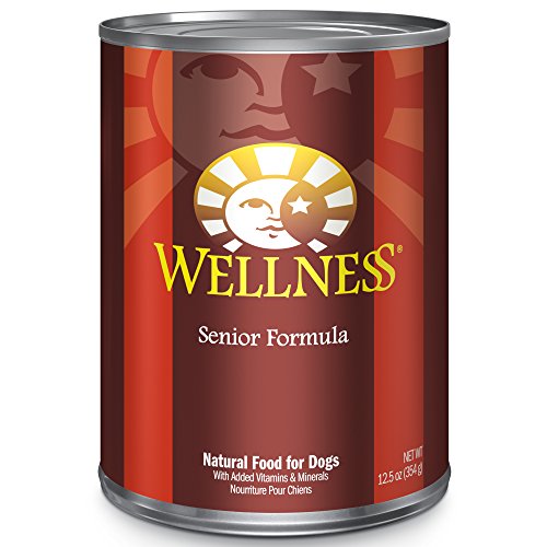 Product Cover Wellness Complete Health Natural Wet Canned Senior Dog Food, Chicken & Sweet Potato, 12.5-Ounce Can (Pack Of 12)