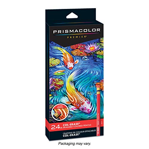 Product Cover Prismacolor Col-Erase Erasable Colored Pencil, 24-Count, Assorted Colors (20517)