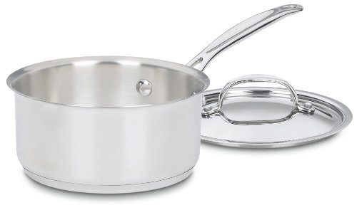 Product Cover Cuisinart 719-16 Chef's Classic Stainless Saucepan with Cover, 1 1/2 Quart - Silver