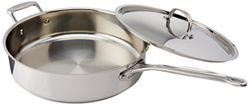 Product Cover Cuisinart 733-30H Chef's Classic Stainless 5-1/2-Quart Saute Pan with Helper Handle and Cover, Silver
