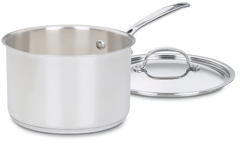 Product Cover Cuisinart 7194-20 Chef's Classic Stainless 4-Quart Saucepan with Cover