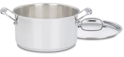 Product Cover Cuisinart 744-24 Chef's Classic Stainless Stockpot with Cover, 6-Quart