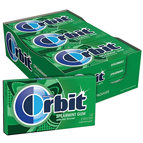 Product Cover Orbit Spearmint Sugarfree Gum, 14 Pieces (12 Pack)