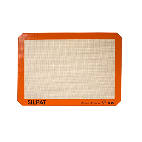 Product Cover Silpat Premium Non-Stick Silicone Baking Mat, Half Sheet Size, 11-5/8 x 16-1/2