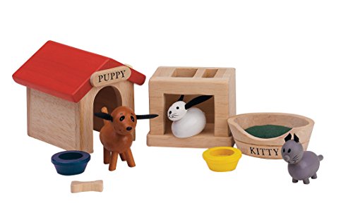 Product Cover Small World Toys Ryan's Room Wooden Doll House, Pet Set