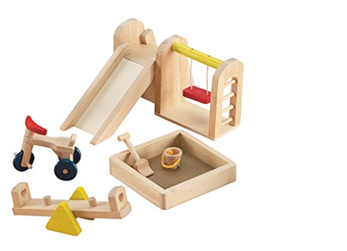 Product Cover Small World Toys Ryan's Room Wooden Doll House, Playground