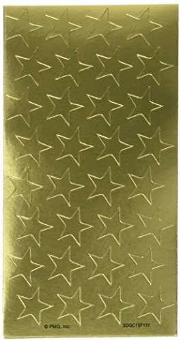Product Cover Eureka Back to School Stars Decorative Gold Stickers, 1/2''