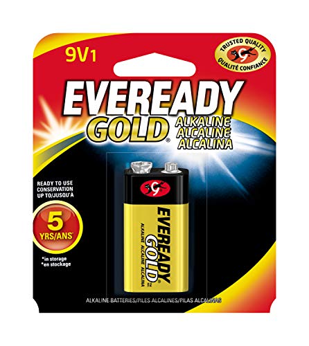 Product Cover EVEREADY 9V Battery, 9 Volt Alkaline (1 Count)