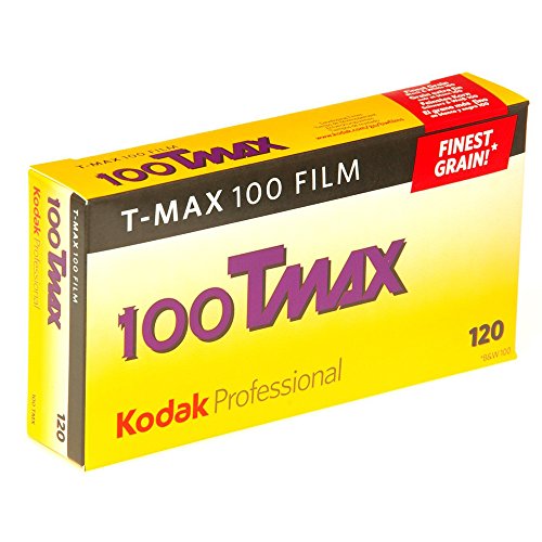 Product Cover Kodak 857 2273 Professional 100 Tmax Black and White Negative Film 120 (ISO 100) 5 Roll Pack