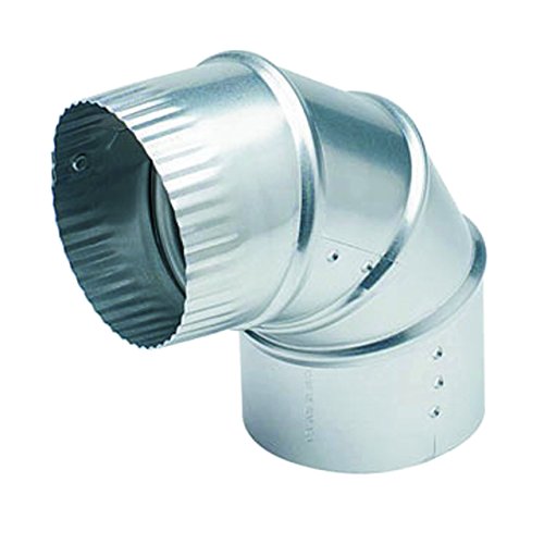 Product Cover Deflecto Aluminum Dryer Vent Elbow, Fully Adjustable, 4
