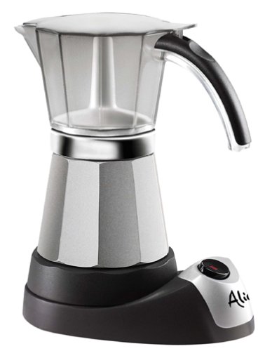 Product Cover DELONGHI EMK6 for Authentic Italian Espresso, 6 cups, Stainless Steel