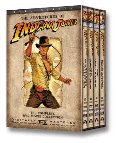 Product Cover The Adventures of Indiana Jones: The Complete DVD Movie Collection (Full Screen Edition)