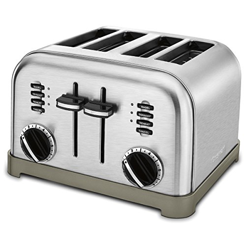 Product Cover Cuisinart CPT-180 Metal Classic 4-Slice toaster, Brushed Stainless