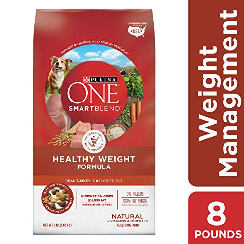Product Cover Purina ONE Weight Management, Natural Dry Dog Food, SmartBlend Healthy Weight Formula - 8 lb. Bag