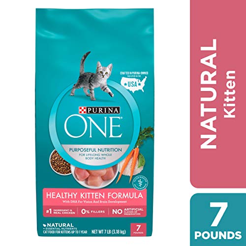 Product Cover Purina ONE Natural Dry Kitten Food, Healthy Kitten - 7 lb. Bag