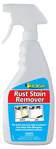 Product Cover Star brite Rust Stain Remover - Easily Clean Corrosion Stains Off Fiberglass, Vinyl, Metal & Painted Surfaces, 22 oz Standard Packaging